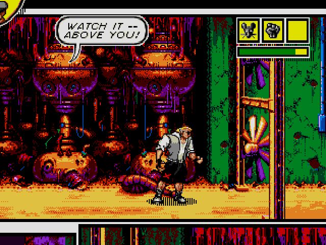 Comix Zone screenshot - Episode 1: Night of the Mutants  Page 2